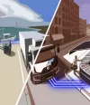 Renault Trucks Z.E Delanchy Illustration