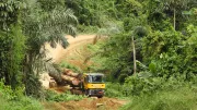 Renault Trucks K transporting logs in Africa